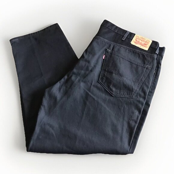 Levi's - Levi‎ Strauss & Co. 550 Jeans Men's Size 48x30 Black - Picture 6 of 6